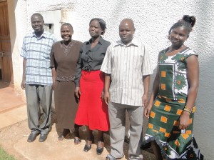 Meet the staff: Resla Amoit (assistant), Edward Ratemo (Assistant), Scholastica Barasa (teacher), Andrew, Wanjala (House Father) and Esther Wanjala (House Mother)